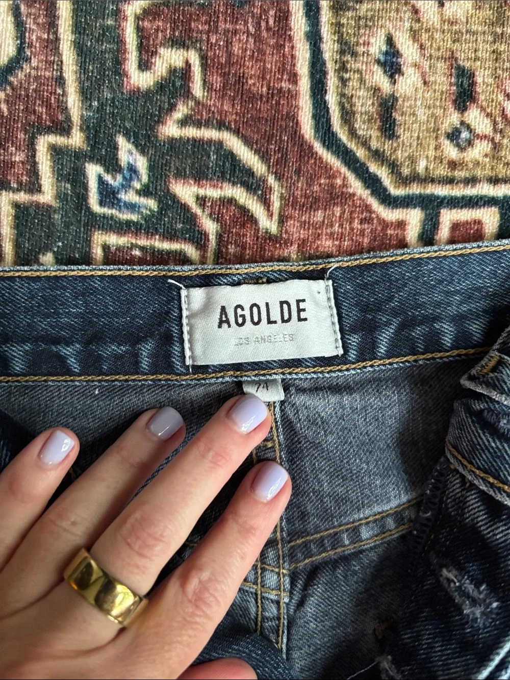 Agolde 90’s Pinch Waist 100% Cotton - Picture 3 of 5